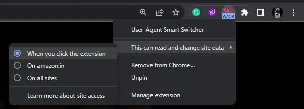 Enable UA Smart Switcher only for Chrome