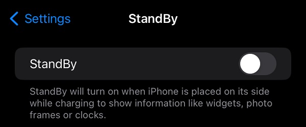 Disable StandBy Mode on iOS 17