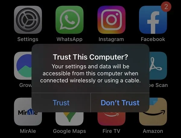 Trust This Computer on iPhone