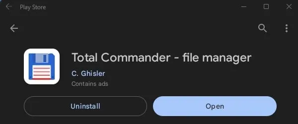 Install Total Commander File Manager