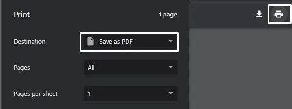 Save as PDF to Rename File