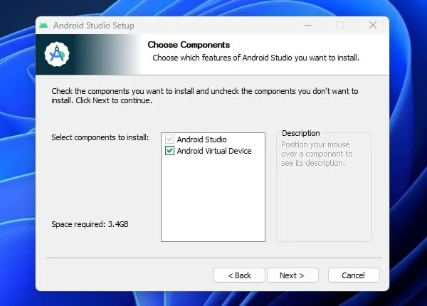 Install AVD to Install Android 15 Emulator on Windows