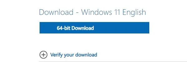 Download Windows 11 English