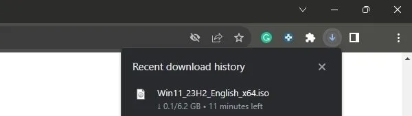 Windows 11 23H2 ISO Download Process