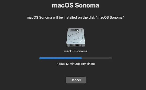 macOS Sonoma Installation Process