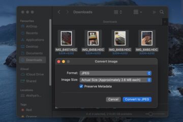 Convert HEIC to JPEG on Mac